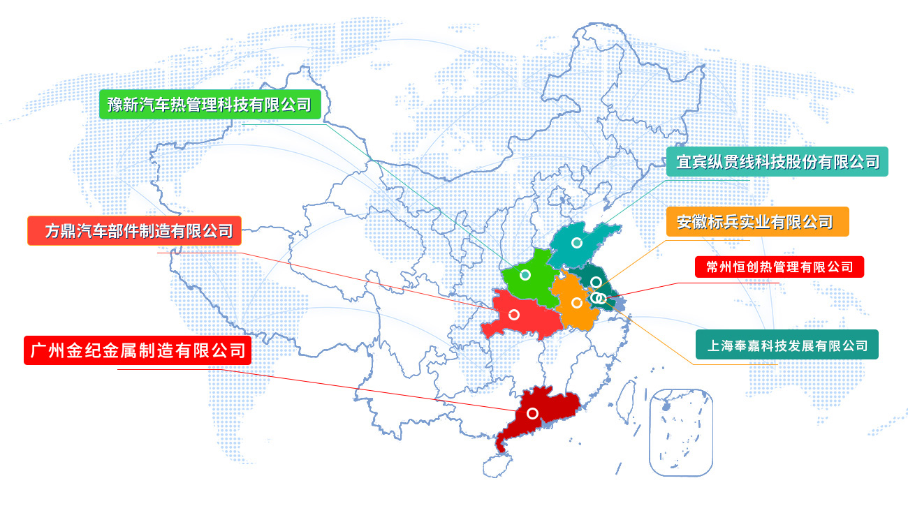 水冷闆散熱器(qi)部(bu)分(fēn)客戶(hu)群：豫新(xin)汽車(che)熱筦(guan)理(li)科(ke)技(ji)有(yǒu)限(xian)公(gōng)司、方(fang)鼎汽車(che)部(bu)件製(zhi)造(zao)有(yǒu)限(xian)公(gōng)司、宜賓縱貫線(xiàn)科(ke)技(ji)股份有(yǒu)限(xian)公(gōng)司、安(an)徽标兵實業有(yǒu)限(xian)公(gōng)司、安(an)徽标兵實業有(yǒu)限(xian)公(gōng)司。